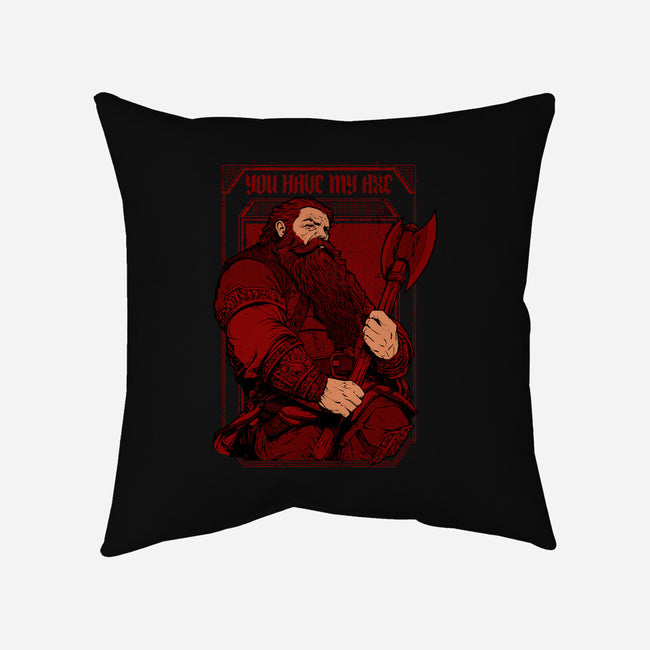 You Have My Axe-none removable cover w insert throw pillow-Hafaell