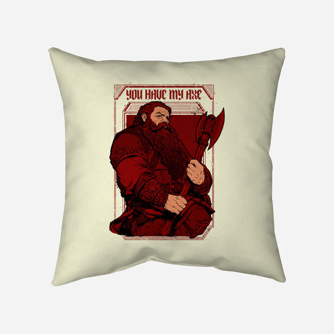 You Have My Axe-none removable cover w insert throw pillow-Hafaell