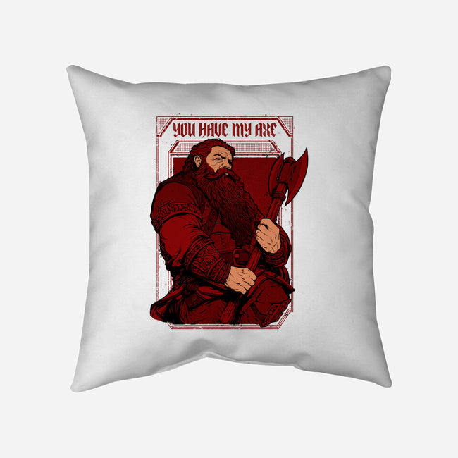 You Have My Axe-none removable cover w insert throw pillow-Hafaell