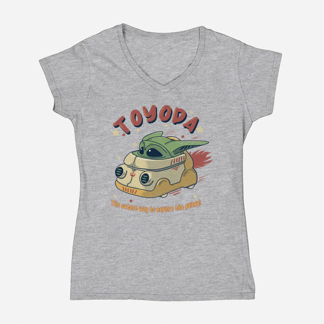 Toyoda-womens v-neck tee-erion_designs