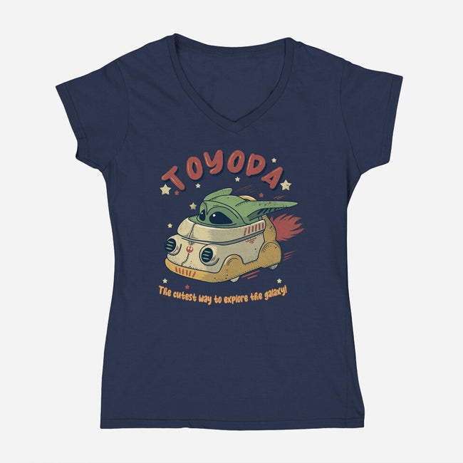 Toyoda-womens v-neck tee-erion_designs