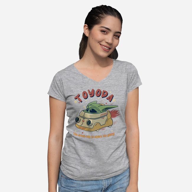 Toyoda-womens v-neck tee-erion_designs