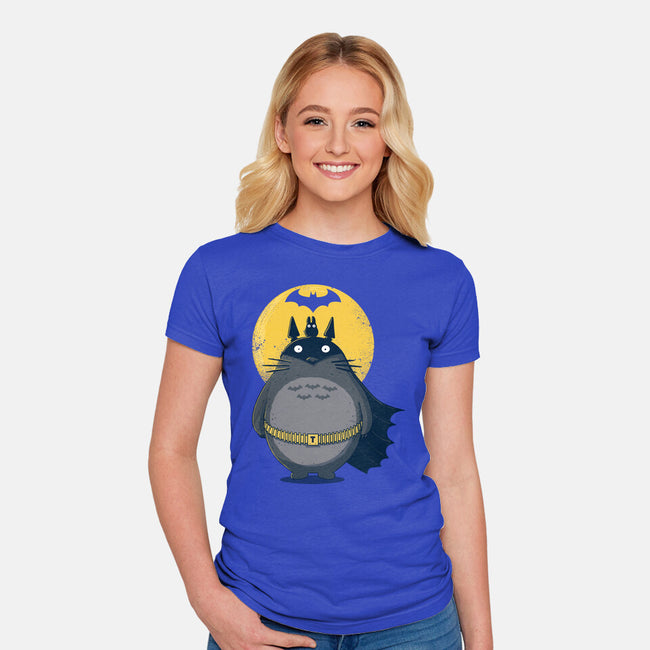 The Dark Neighbour-womens fitted tee-erion_designs