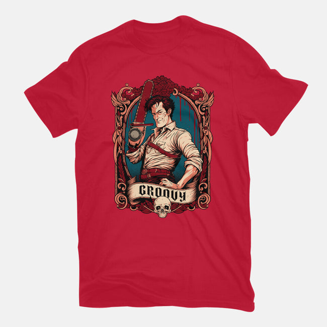 Grooviest Man On Earth-mens heavyweight tee-Hafaell