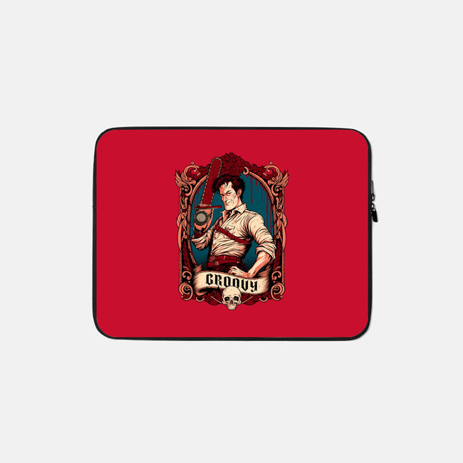 Grooviest Man On Earth-none zippered laptop sleeve-Hafaell