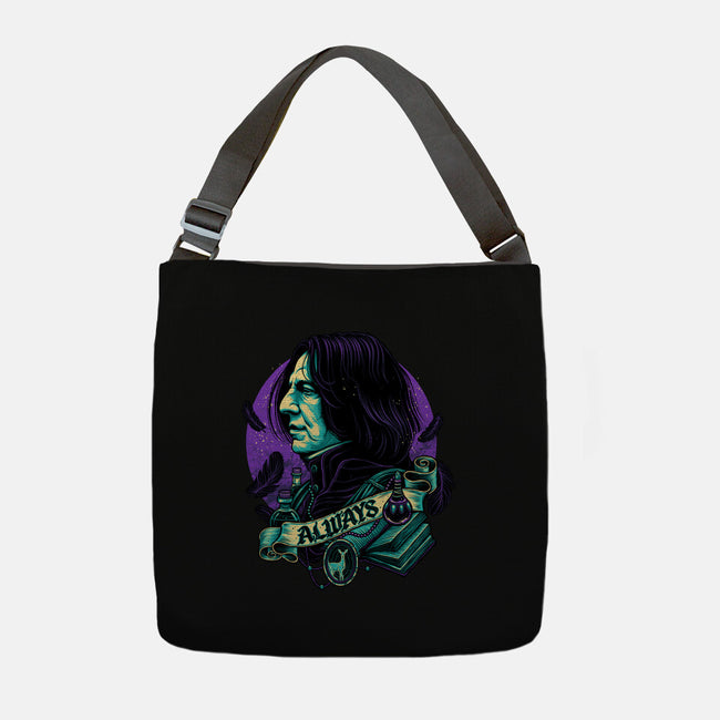 The Potions Professor-none adjustable tote bag-glitchygorilla