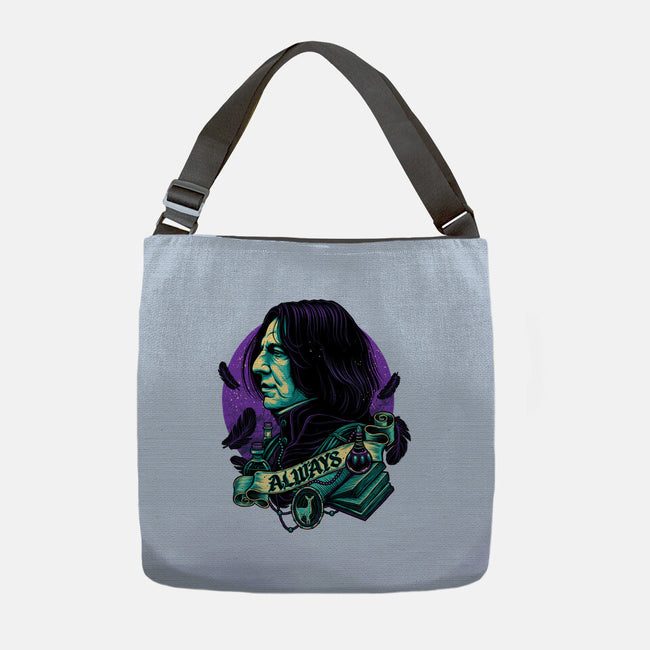 The Potions Professor-none adjustable tote bag-glitchygorilla