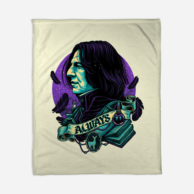 The Potions Professor-none fleece blanket-glitchygorilla