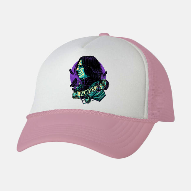 The Potions Professor-unisex trucker hat-glitchygorilla