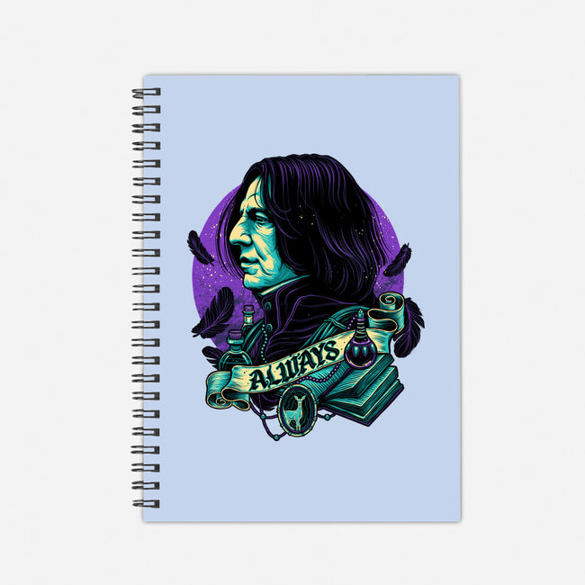 The Potions Professor-none dot grid notebook-glitchygorilla