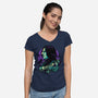 The Potions Professor-womens v-neck tee-glitchygorilla