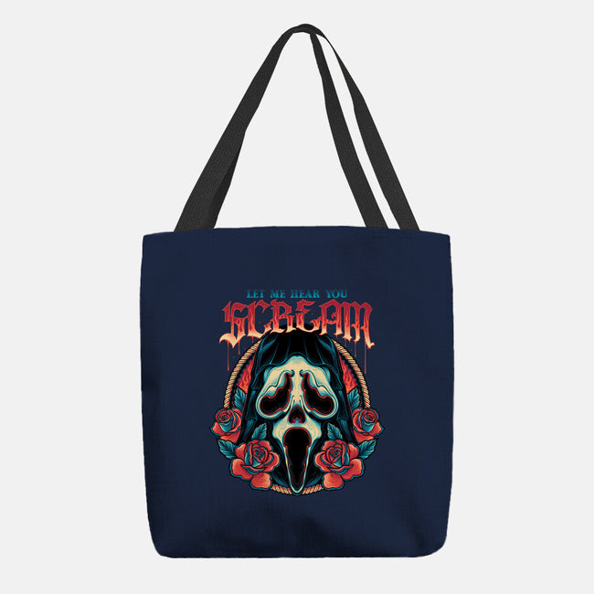 Let Me Hear You Scream-none basic tote bag-momma_gorilla