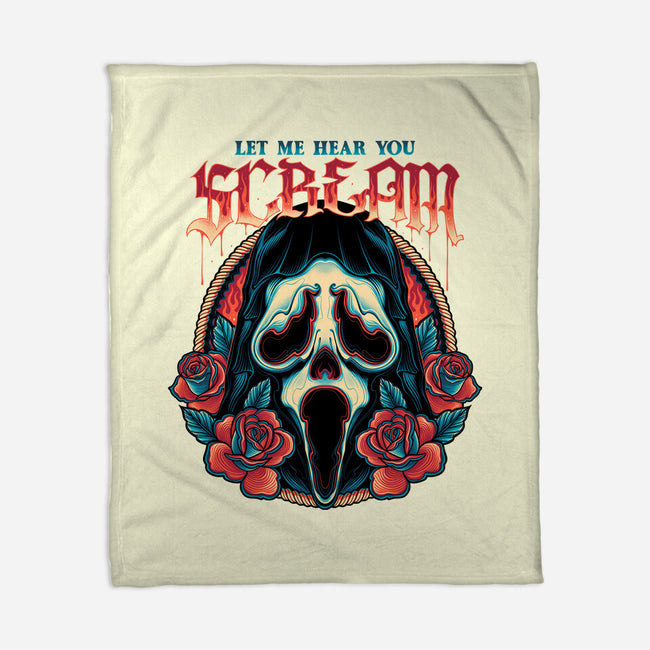 Let Me Hear You Scream-none fleece blanket-momma_gorilla