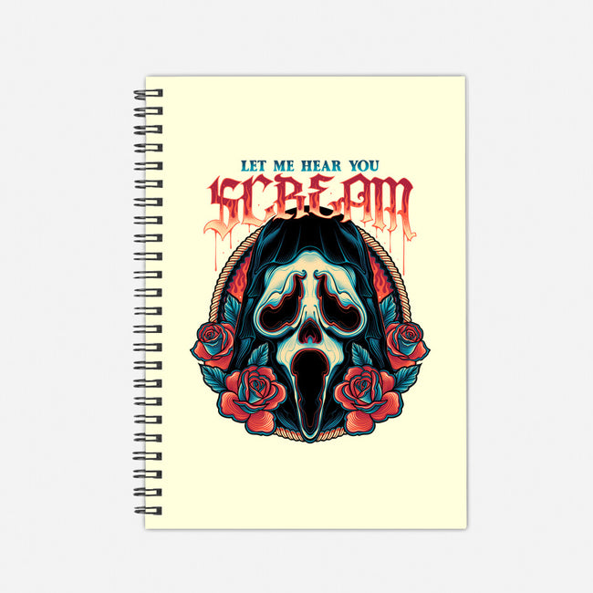 Let Me Hear You Scream-none dot grid notebook-momma_gorilla