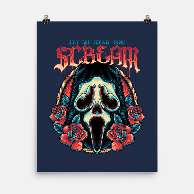 Let Me Hear You Scream-none matte poster-momma_gorilla