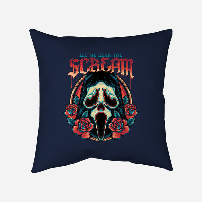 Let Me Hear You Scream-none removable cover w insert throw pillow-momma_gorilla