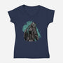 Isaac Clarke-womens v-neck tee-xMorfina
