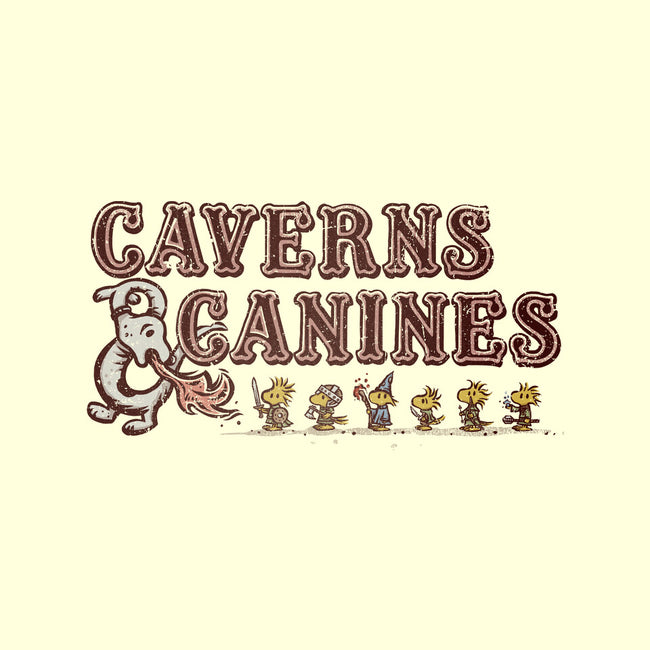 Caverns And Canines-none polyester shower curtain-kg07