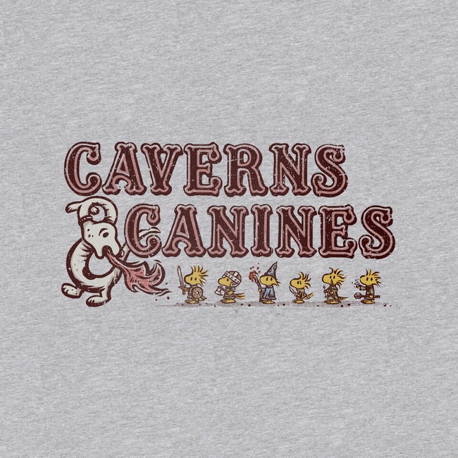 Caverns And Canines-womens v-neck tee-kg07