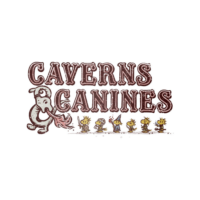 Caverns And Canines-womens racerback tank-kg07