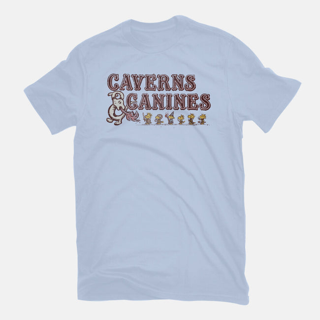 Caverns And Canines-womens basic tee-kg07