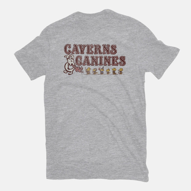 Caverns And Canines-womens fitted tee-kg07