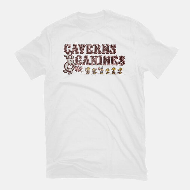 Caverns And Canines-womens fitted tee-kg07