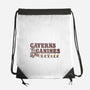 Caverns And Canines-none drawstring bag-kg07