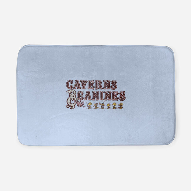 Caverns And Canines-none memory foam bath mat-kg07