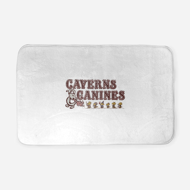 Caverns And Canines-none memory foam bath mat-kg07