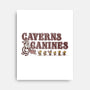 Caverns And Canines-none stretched canvas-kg07