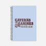 Caverns And Canines-none dot grid notebook-kg07