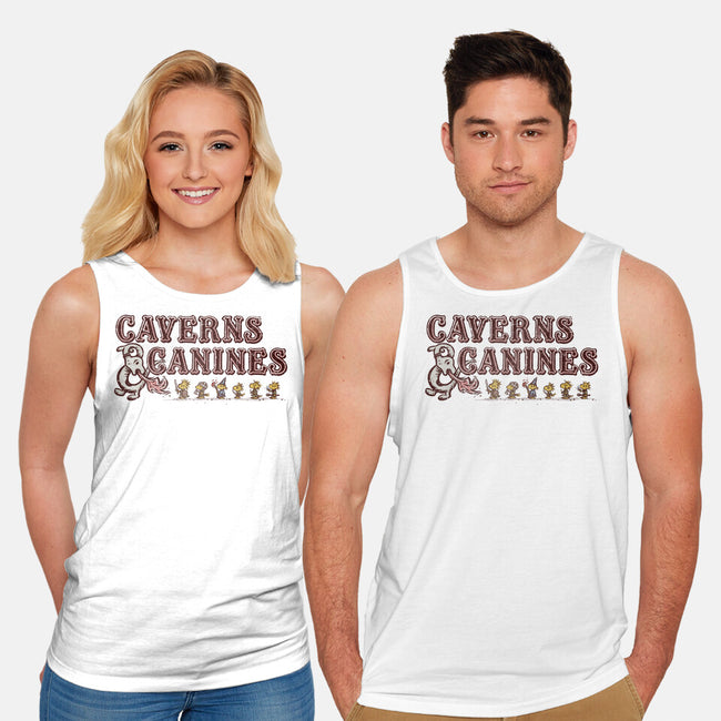 Caverns And Canines-unisex basic tank-kg07