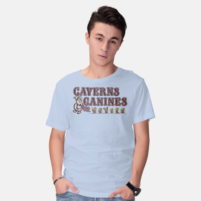 Caverns And Canines-mens basic tee-kg07