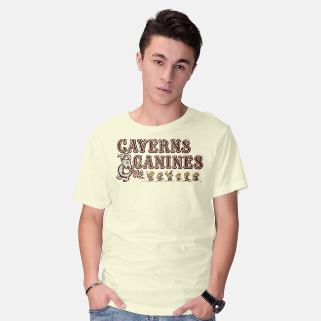 Caverns And Canines-mens basic tee-kg07