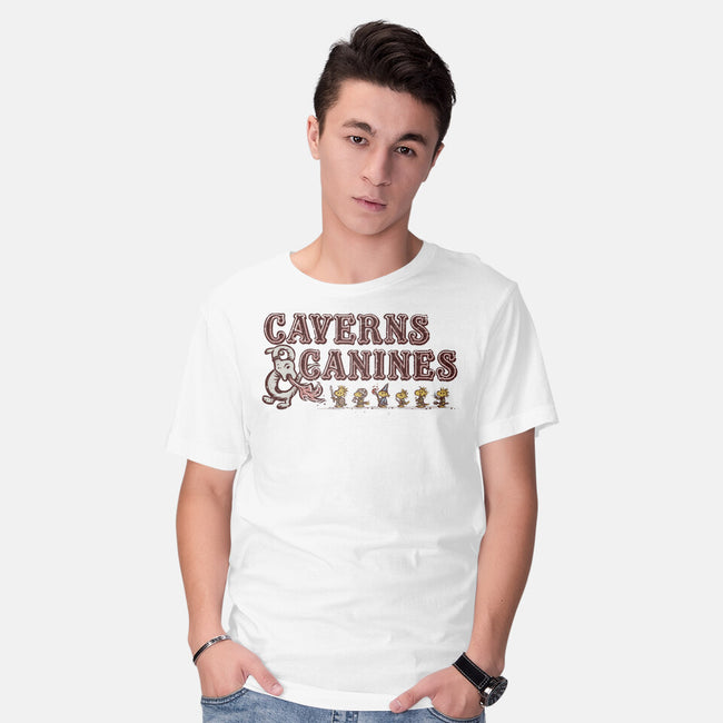 Caverns And Canines-mens basic tee-kg07