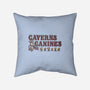 Caverns And Canines-none removable cover throw pillow-kg07