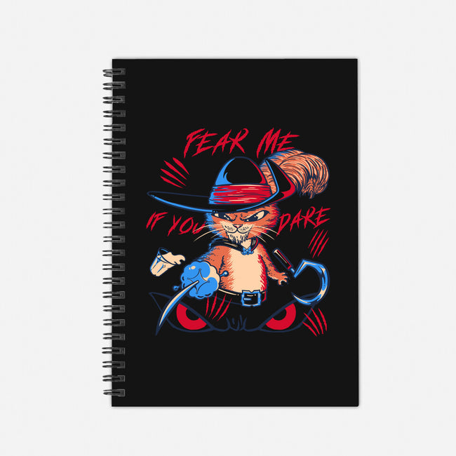 Fear Me-none dot grid notebook-estudiofitas