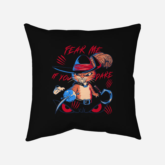 Fear Me-none removable cover w insert throw pillow-estudiofitas