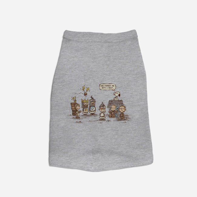 She Turned Me Into A Newt-dog basic pet tank-kg07