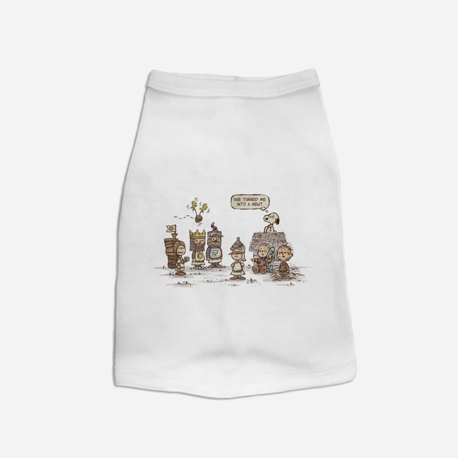 She Turned Me Into A Newt-dog basic pet tank-kg07