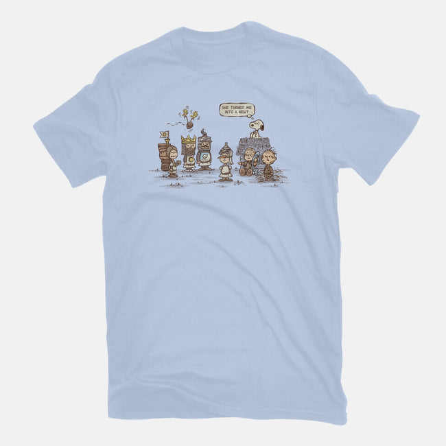 She Turned Me Into A Newt-womens basic tee-kg07