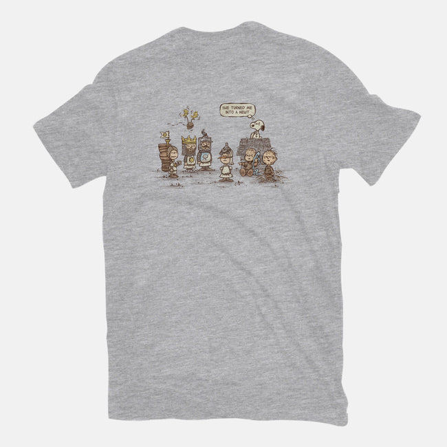 She Turned Me Into A Newt-womens basic tee-kg07