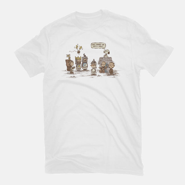 She Turned Me Into A Newt-womens basic tee-kg07