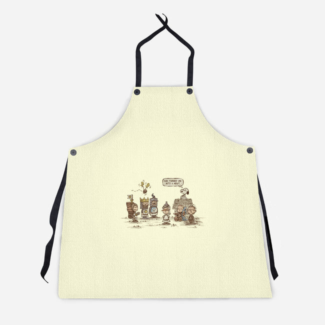 She Turned Me Into A Newt-unisex kitchen apron-kg07