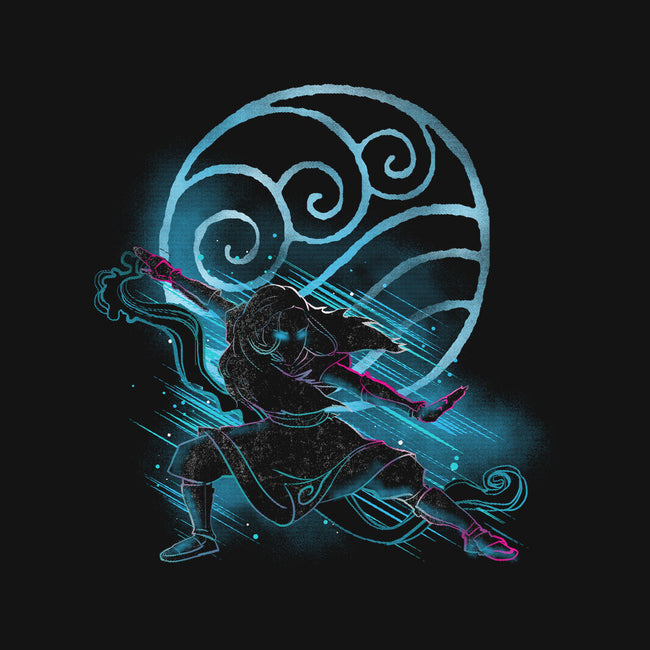 The Water Bender-womens v-neck tee-kharmazero