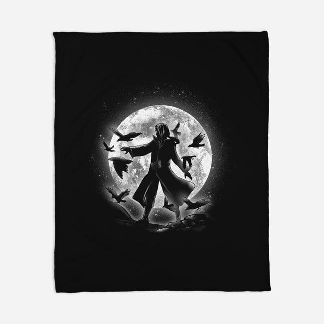 Moonlight Crows-none fleece blanket-fanfreak1