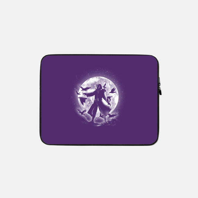 Moonlight Crows-none zippered laptop sleeve-fanfreak1