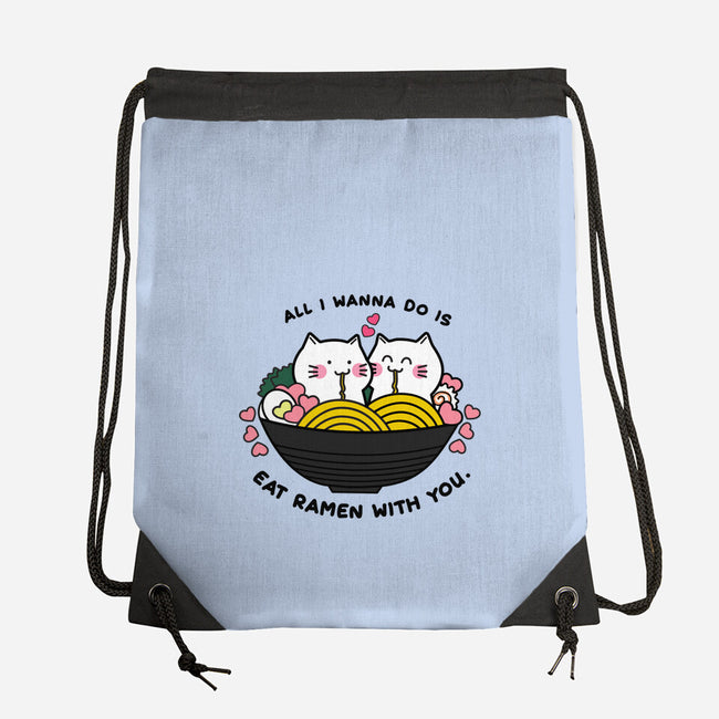 Eat Ramen With You-none drawstring bag-bloomgrace28