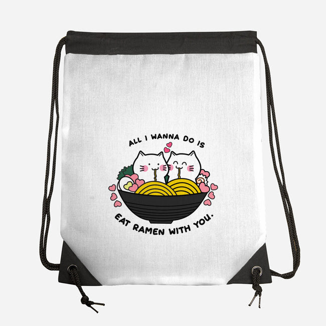 Eat Ramen With You-none drawstring bag-bloomgrace28